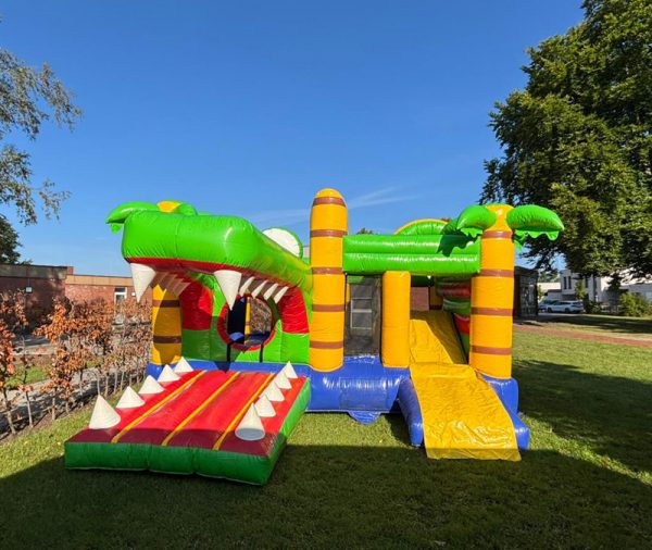 Der Spassmacher Hüpfburg Krokodil Multiplay