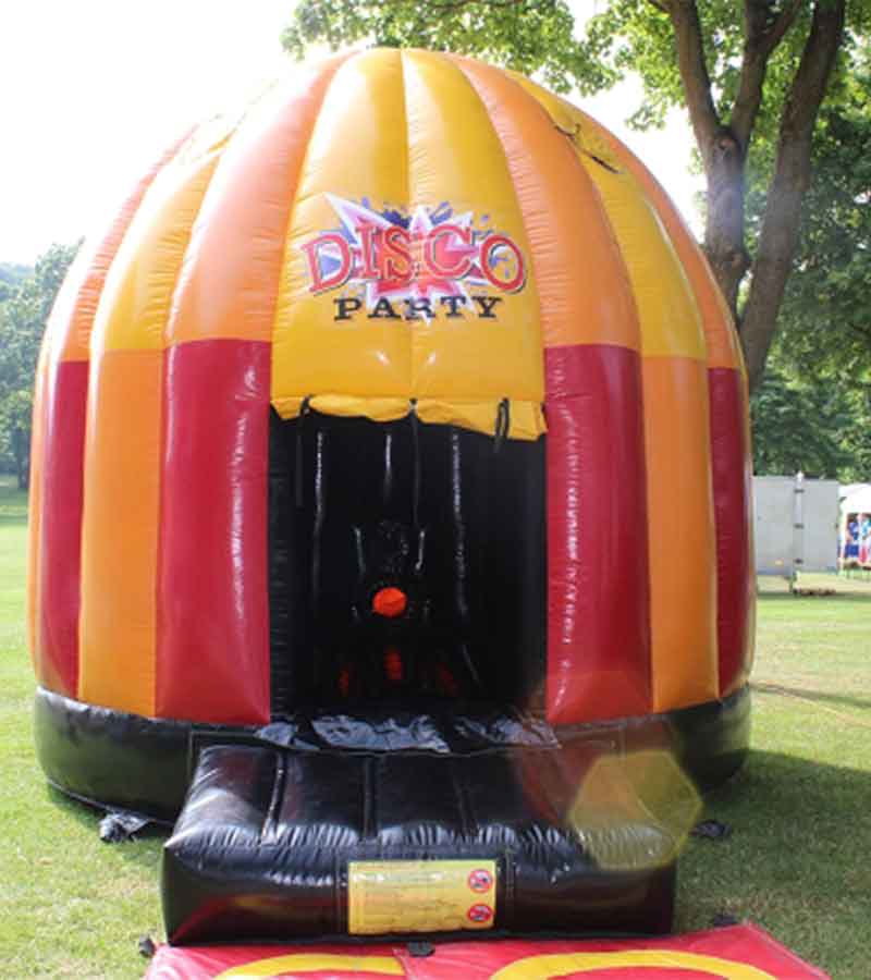 Der Spassmacher Hüpfburg Disco Party