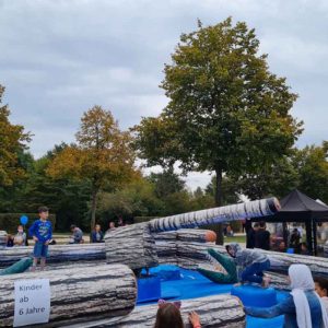 Der Spassmacher Kroko Jump Baumstammhüpfen