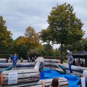 Der Spassmacher Kroko Jump Baumstammhüpfen