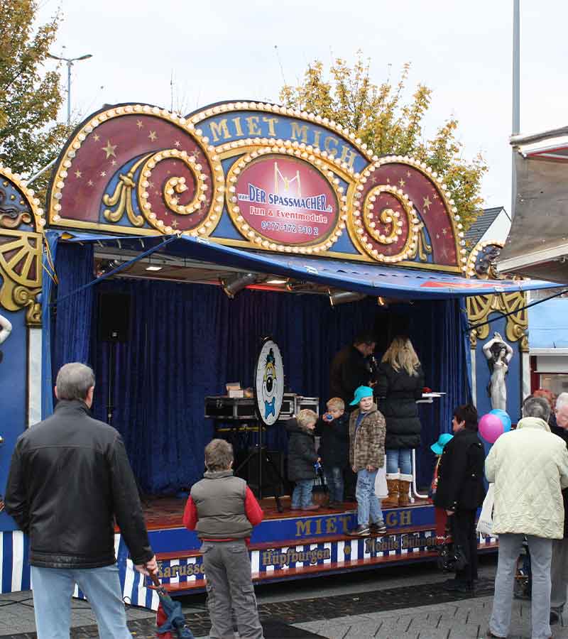 Der Spassmacher Mobile Bühne nostalgisch