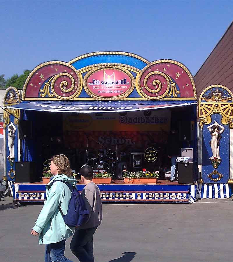 Der Spassmacher Mobile Bühne nostalgisch