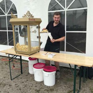 Der Spassmacher Popcornmaschine mit 200 Portionen