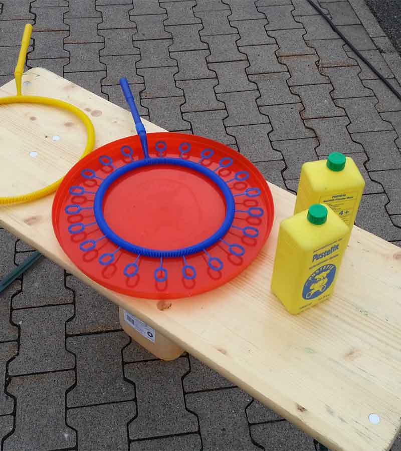 Der Spassmacher Riesenseifenblasen Aktion