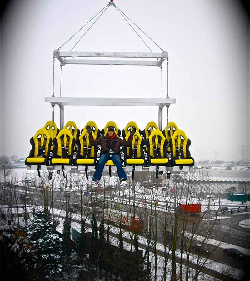 Der Spassmacher Schwebende Tribüne