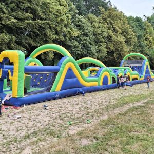Der Spassmacher Hüpfburg Mega Challenge Hindernisbahn