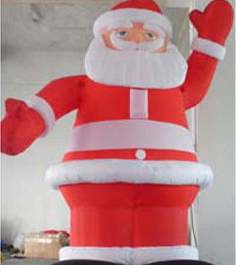 Der Spassmacher Weihnachtsmann 5m Höhe