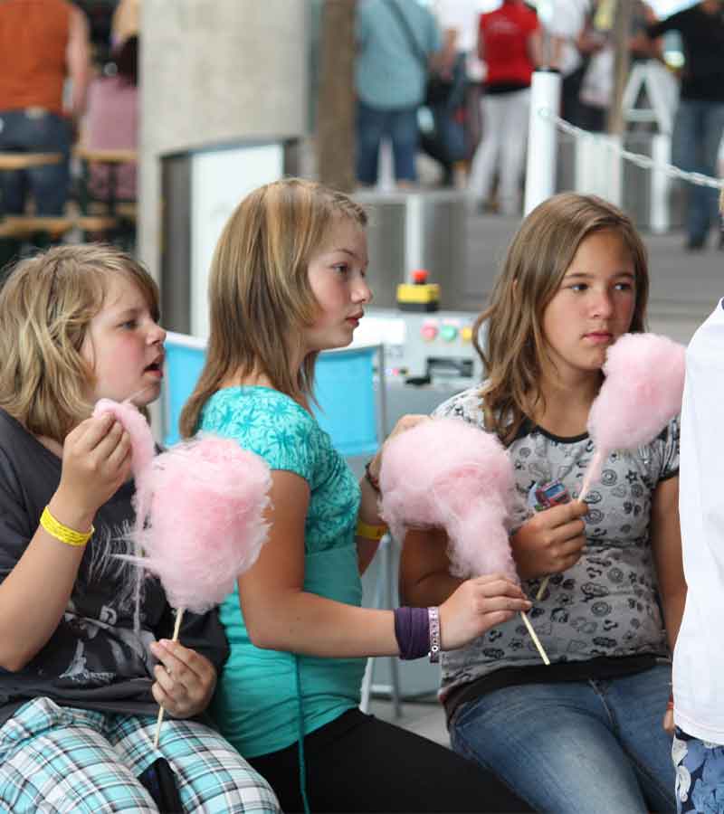 Der Spassmacher Zuckerwatte nostalgisch mit 300 Portionen
