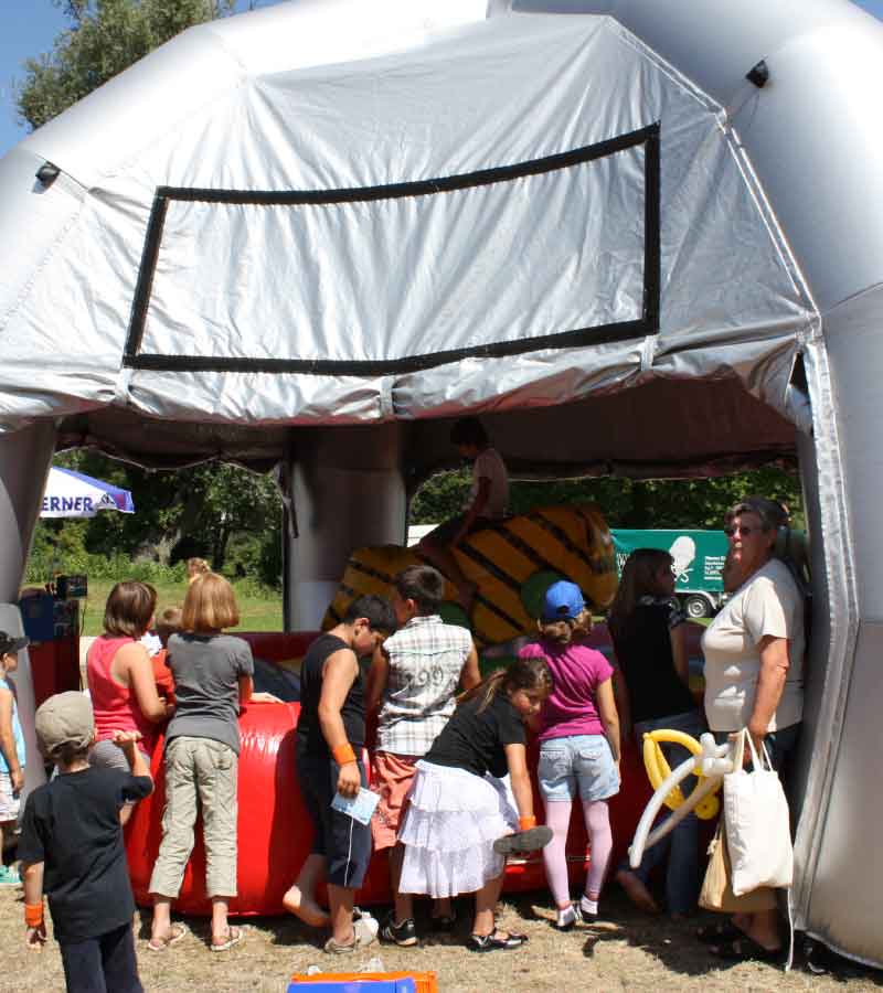 Der Spassmacher Air Dome aufblasbares Zelt