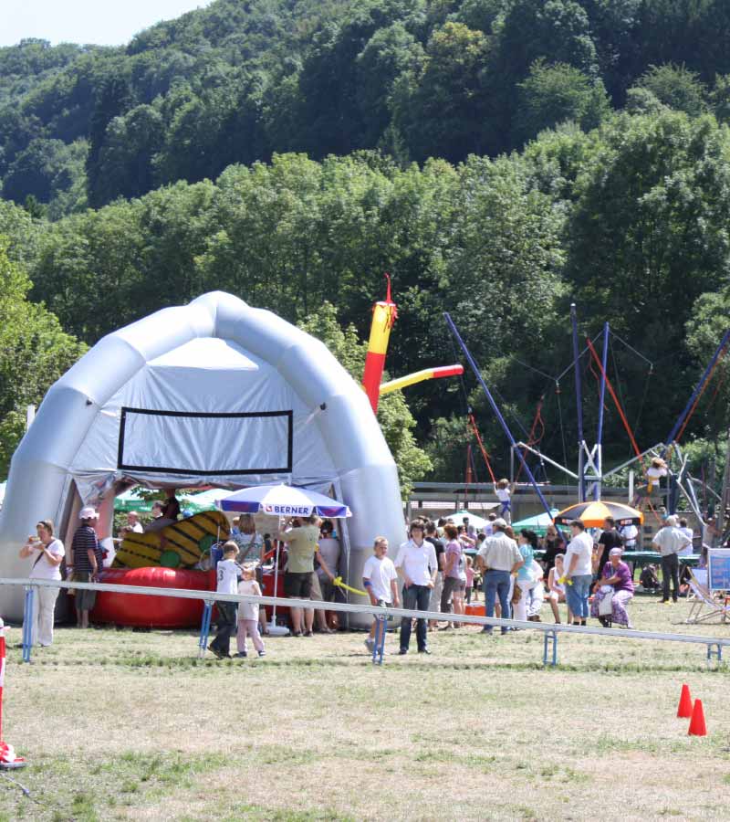 Der Spassmacher Air Dome aufblasbares Zelt