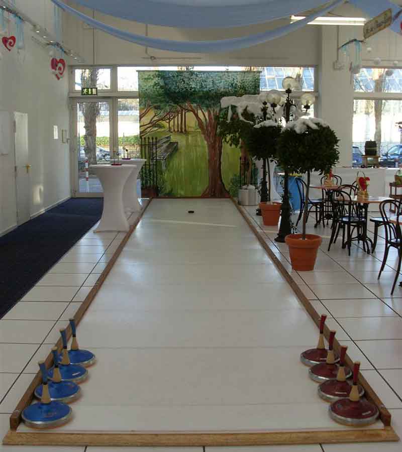 Der Spassmacher Eisstockschießen