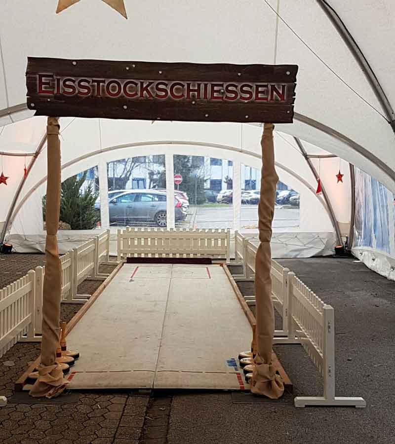Der Spassmacher Eisstockschießen