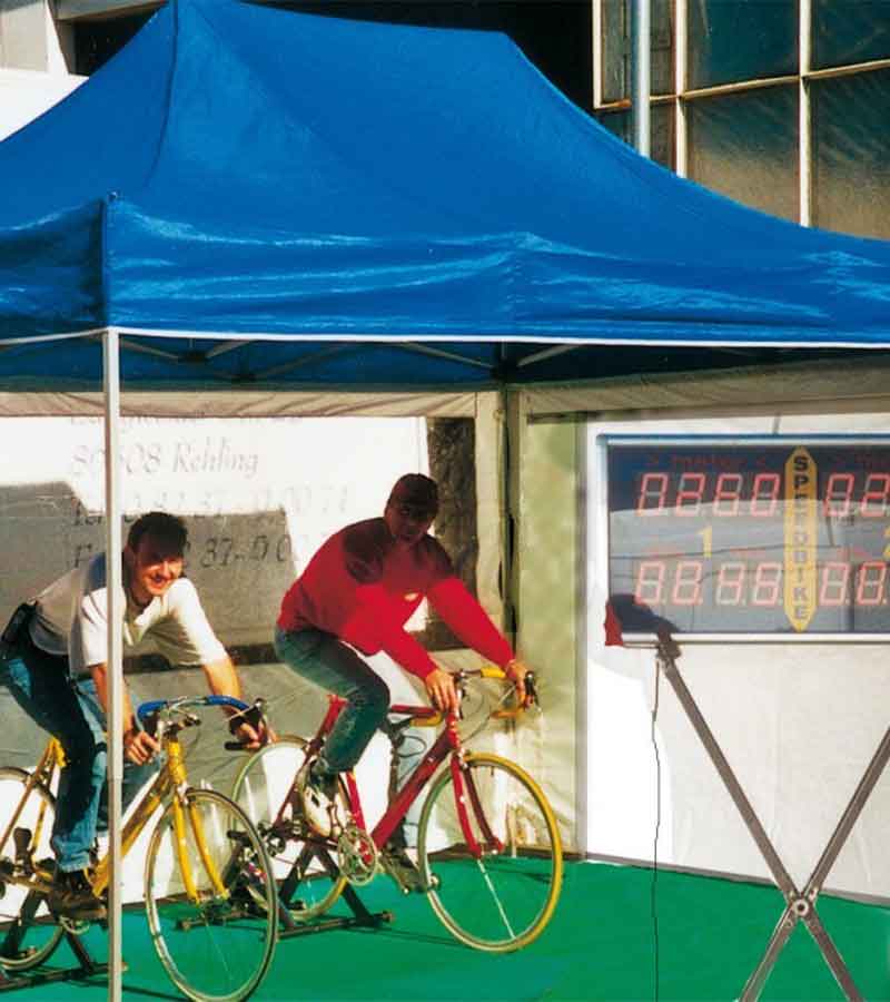 Der Spassmacher Fahrrad Speed Bike Doppel Simulator