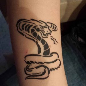 Der Spassmacher Airbursh Tattoo
