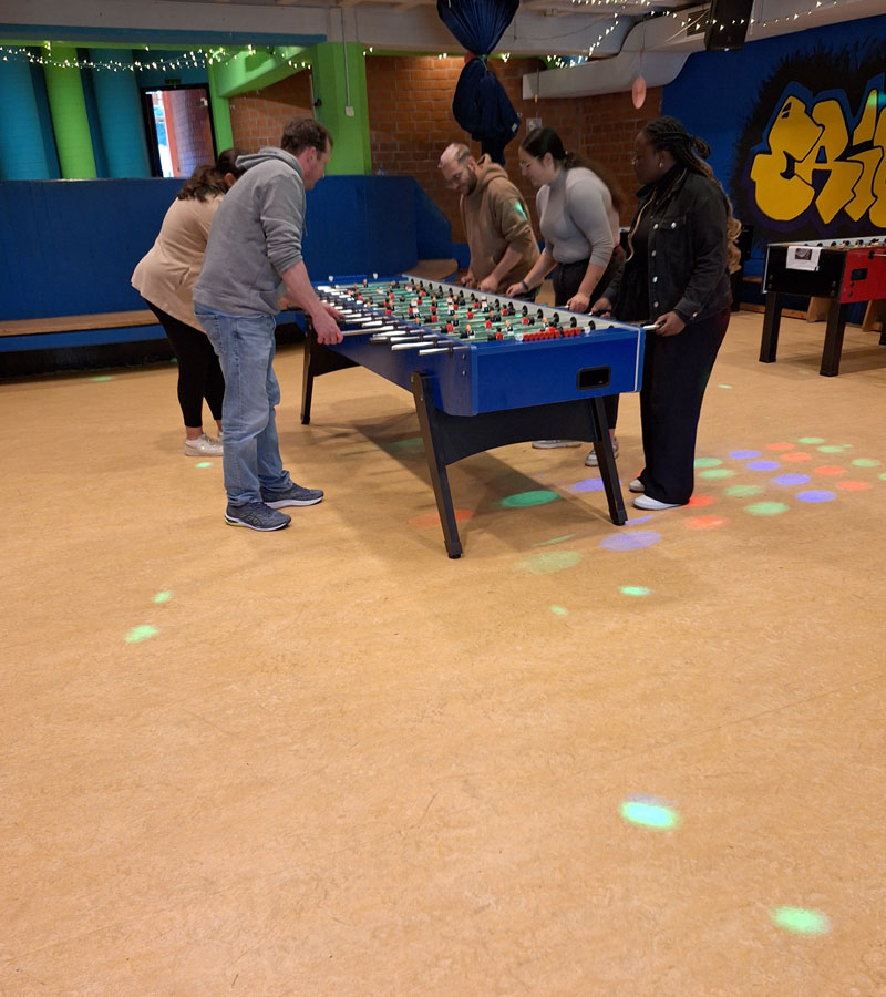 Der Spassmacher fussball 8 Personen Kicker