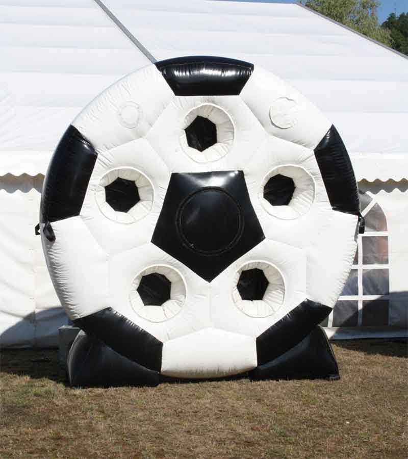 Der Spassmacher Fussball Torwand rund-stehend