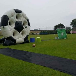 Der Spassmacher Fussball Torwand rund-stehend