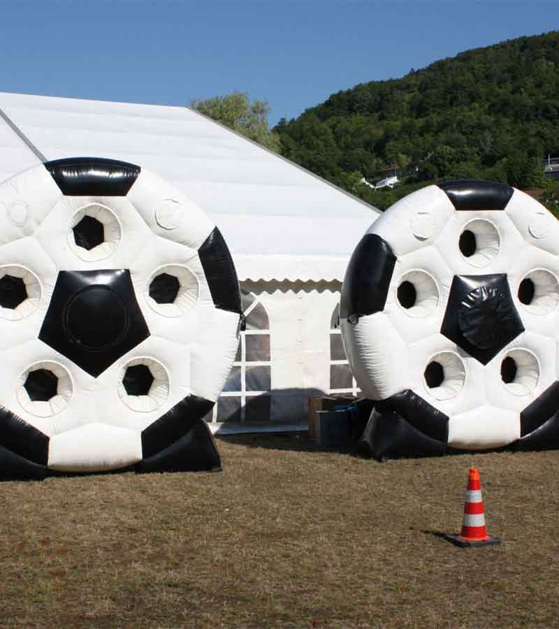 Der Spassmacher Fussball Torwand rund-stehend