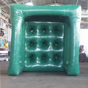 Der Spassmacher Fussball Torwand aufblasbar 9 loch