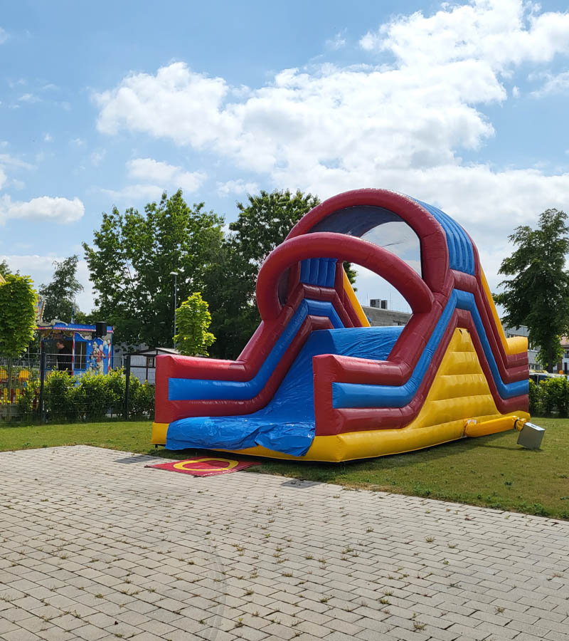 Der Spassmacher Hüpfburg Abenteuer Kletterrutsche
