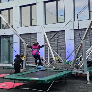 Der Spassmacher Bungee Trampolin 4-er Anlage