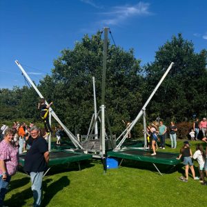 Der Spassmacher Bungee Trampolin 4-er Anlage