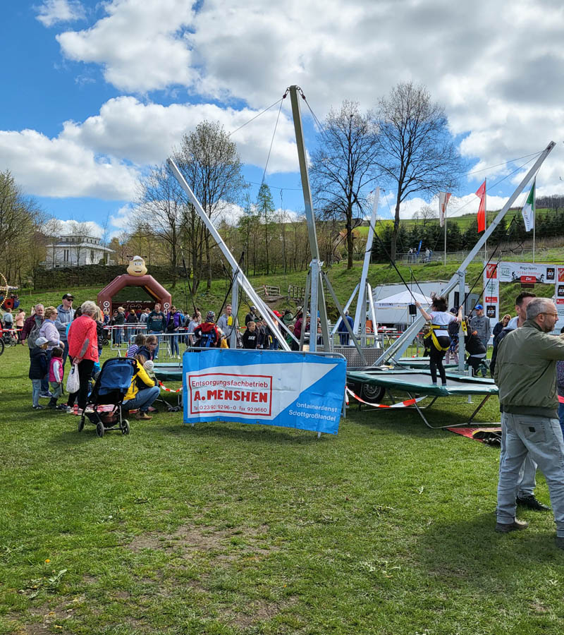 Der Spassmacher Bungee Trampolin 4-er Anlage