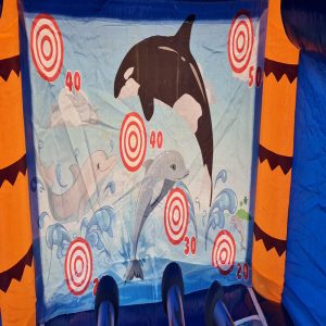 Der Spassmacher Hüpfburg Delfin Funpark