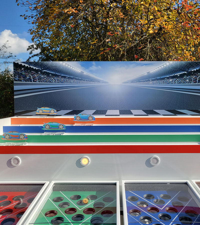 Der Spassmacher Derbyrennen Autorennen