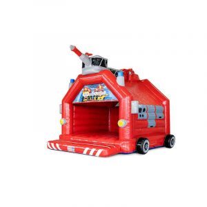 Der Spassmacher Hüpfburg Feuerwehr mit Dach