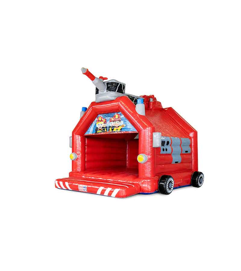Der Spassmacher Hüpfburg Feuerwehr mit Dach