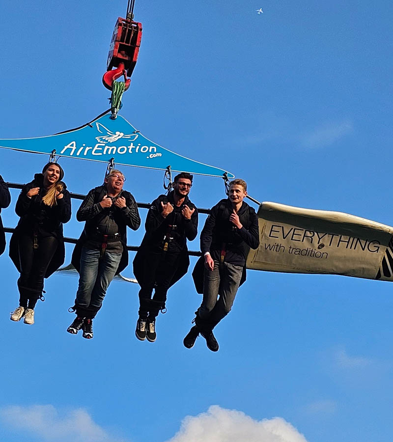 Der Spassmacher Flybird Fliegen wie ein Vogel
