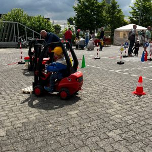 Der Spassmacher Gabelstaplerparcour für Kinder mit Führerschein