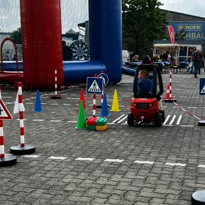 Der Spassmacher Gabelstaplerparcour für Kinder mit Führerschein