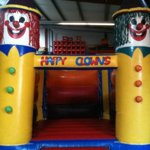 Der Spassmacher Hüpfburg Happy Clown