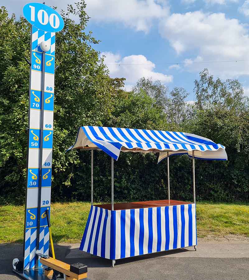 Der Spassmacher Marktstand nostalgisch Bayrisch