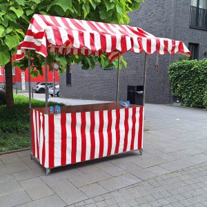 Der Spassmacher Marktstand nostalgisch groß