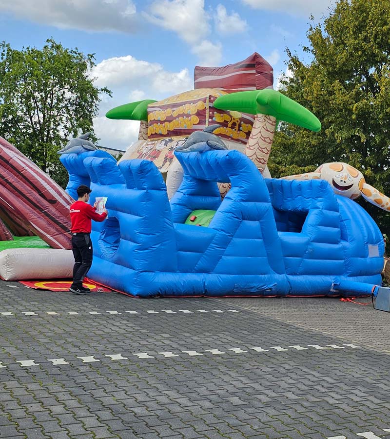 Der Spassmacher Hüpfburg Schatzinsel
