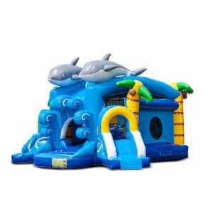 Der Spassmacher Hüpfburg Delfin Funpark