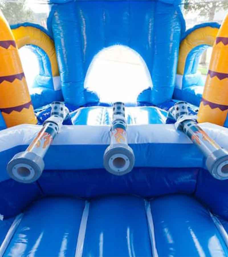Der Spassmacher Hüpfburg Delfin Funpark