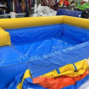 Der Spassmacher Hüpfburg Surfriesenrutsche plus Pool
