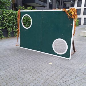 Der Spassmacher Fussball Torwand Holz