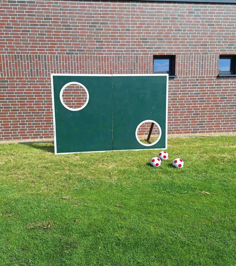 Der Spassmacher Fussball Torwand Holz