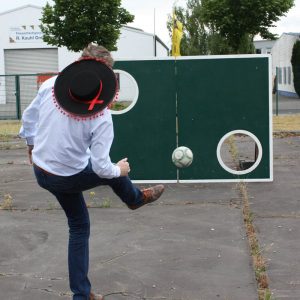 Der Spassmacher Fussball Torwand Holz