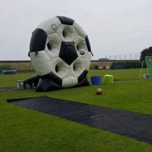 Der Spassmacher Fussball Torwand rund-drehend