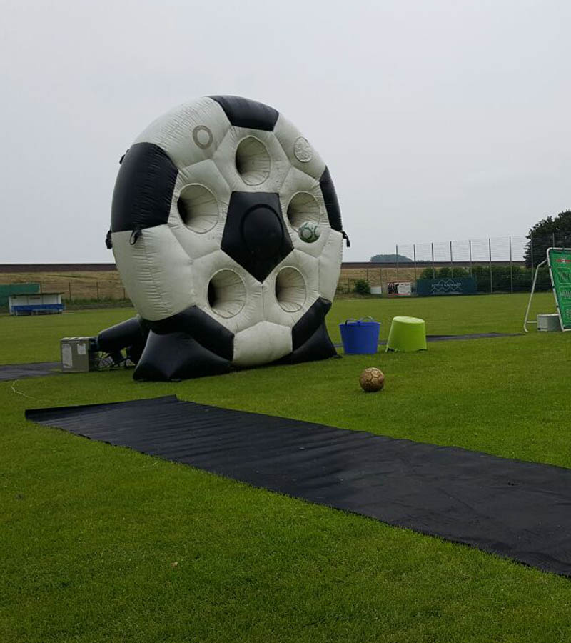 Der Spassmacher Fussball Torwand rund-drehend