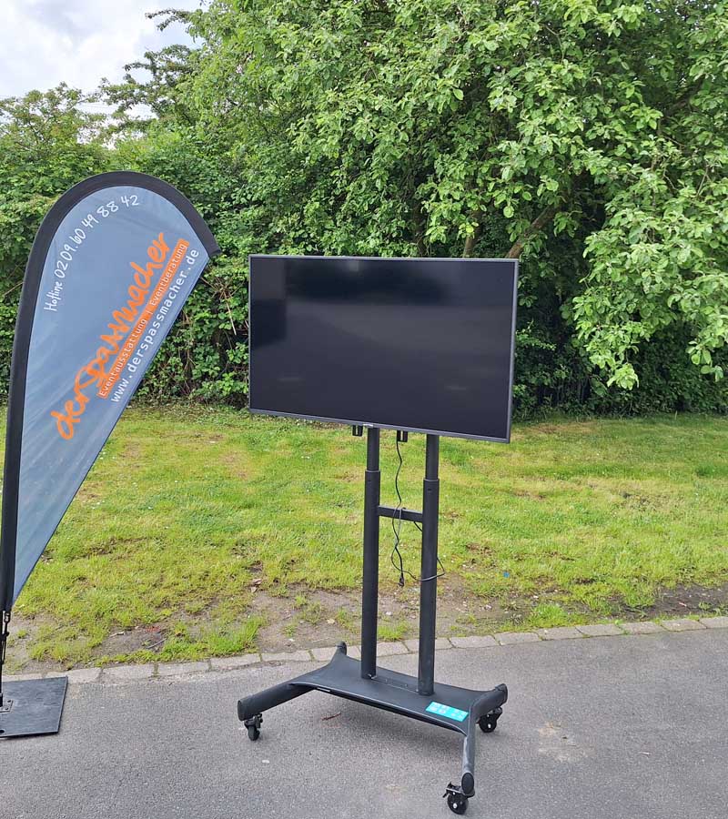 Der Spassmacher Fahrbare TV Screens
