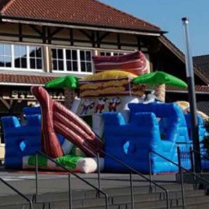 Der Spassmacher Hüpfburg Schatzinsel
