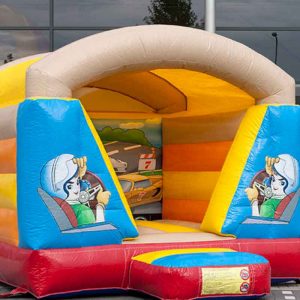 Der Spassmacher Hüpfburg Speed mit Dach